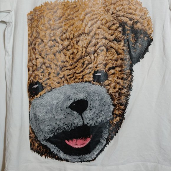 Domrebel white Teddy Bear graphic tshirt Large - Picture 3 of 6
